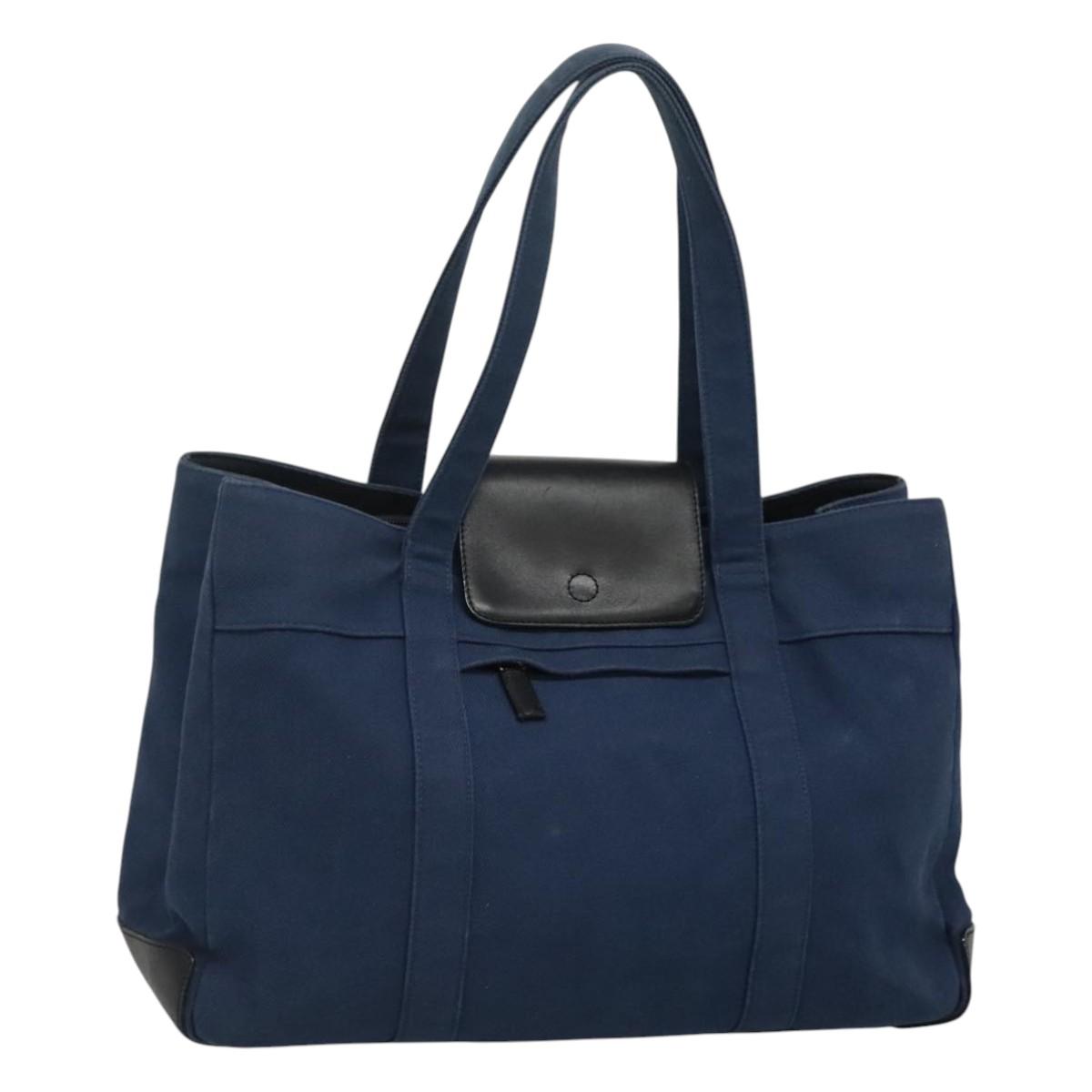 BURBERRY Blue Label Tote Bag Canvas Blue ti2869