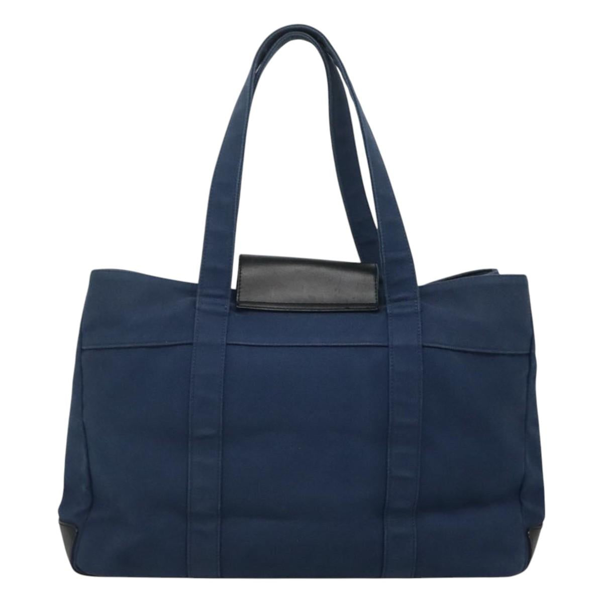 BURBERRY Blue Label Tote Bag Canvas Blue ti2869
