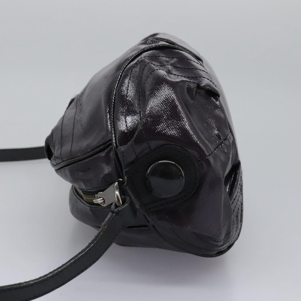 BURBERRY Blue Label Shoulder Bag Enamel Purple ti2877