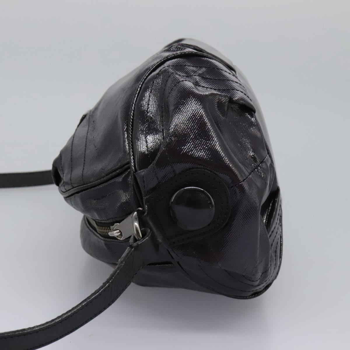 BURBERRY Blue Label Shoulder Bag Enamel Purple ti2877