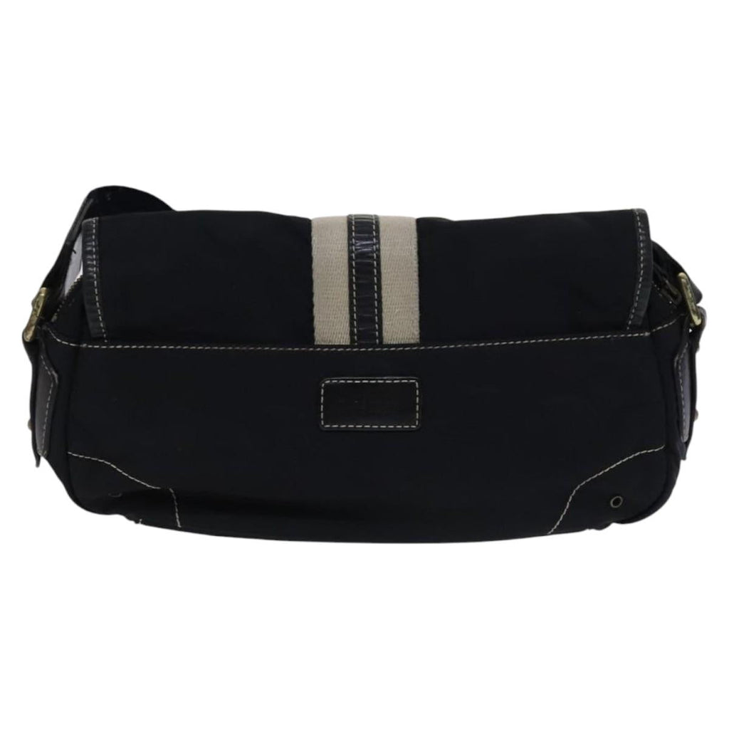 BURBERRY Blue Label Shoulder Bag Nylon Black ti2935