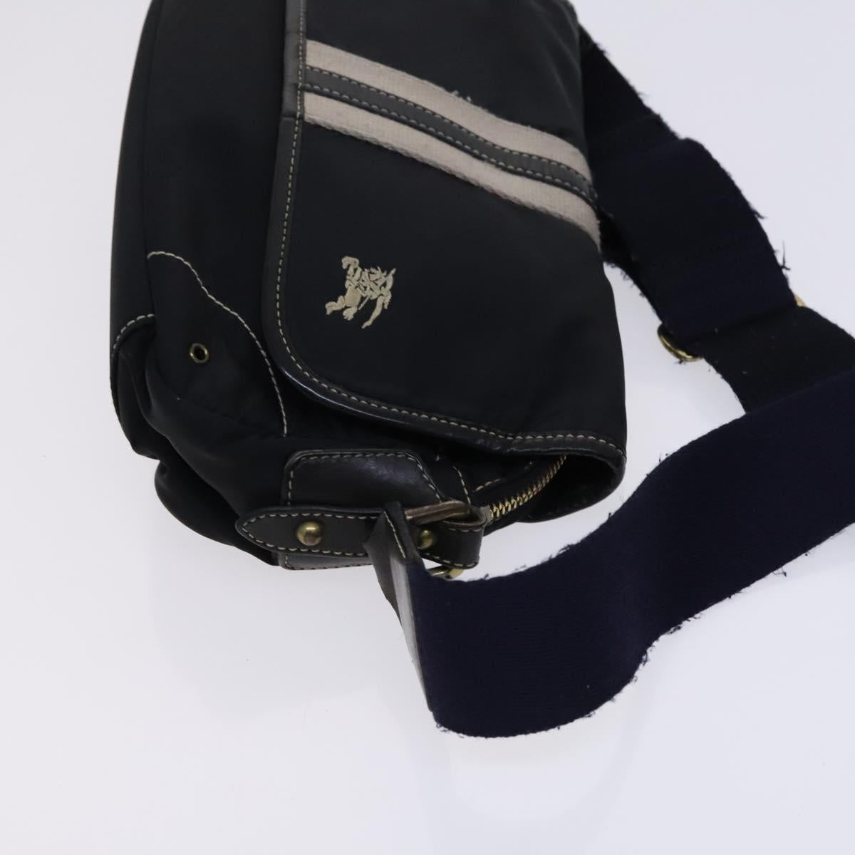 BURBERRY Blue Label Shoulder Bag Nylon Black ti2935