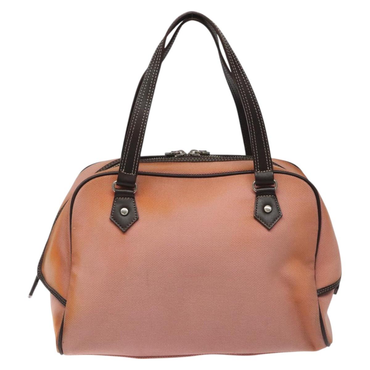 BURBERRY Blue Label Hand Bag Canvas Pink ti2936