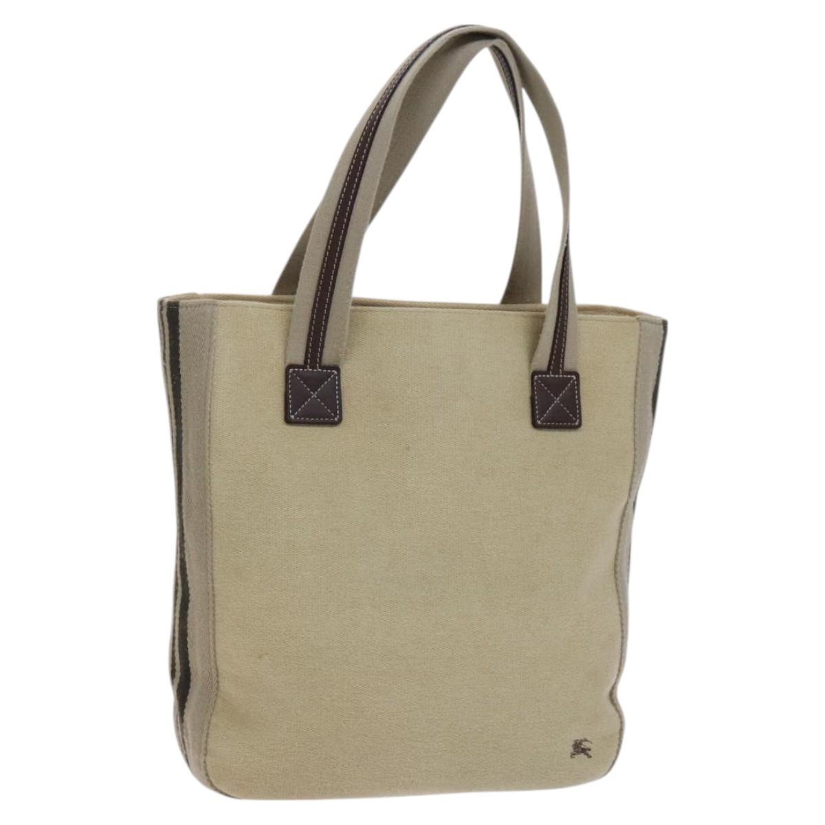 BURBERRY Blue Label Tote Bag Canvas Beige ti2949