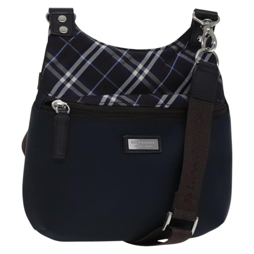 BURBERRY Black label Shoulder Bag Nylon Navy ti2951
