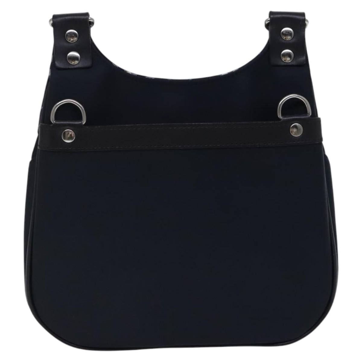 BURBERRY Black label Shoulder Bag Nylon Navy ti2951