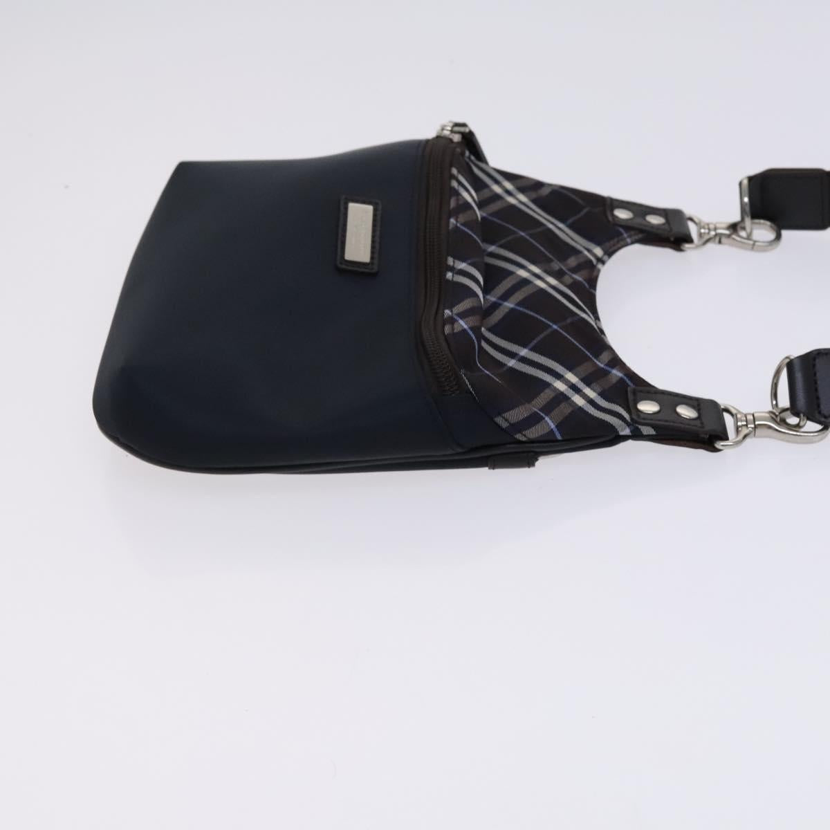BURBERRY Black label Shoulder Bag Nylon Navy ti2951