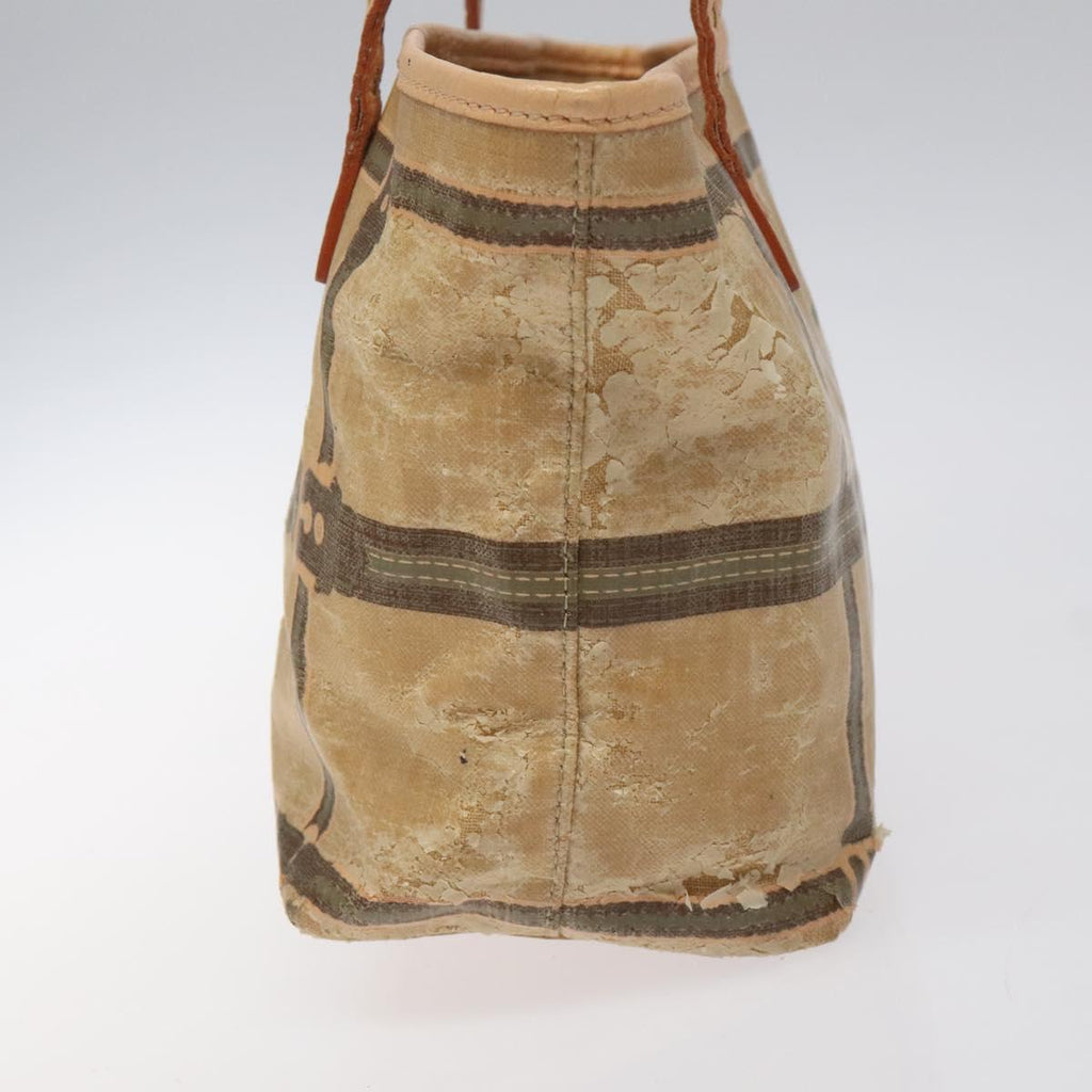 FENDI Hand Bag Nylon Beige ti2956