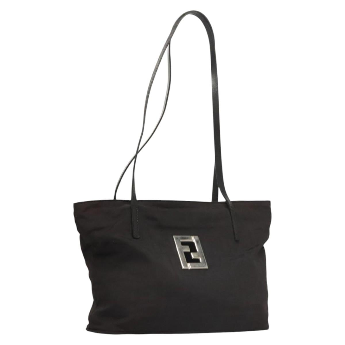 FENDI Zucca Canvas Tote Bag Black ti2972