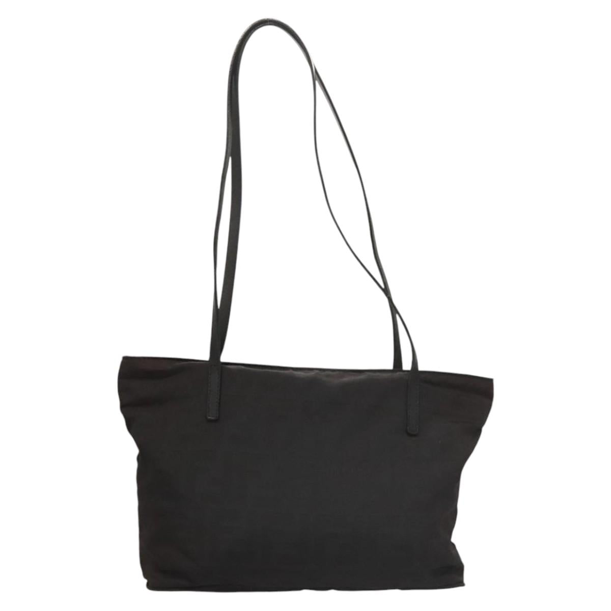 FENDI Zucca Canvas Tote Bag Black ti2972