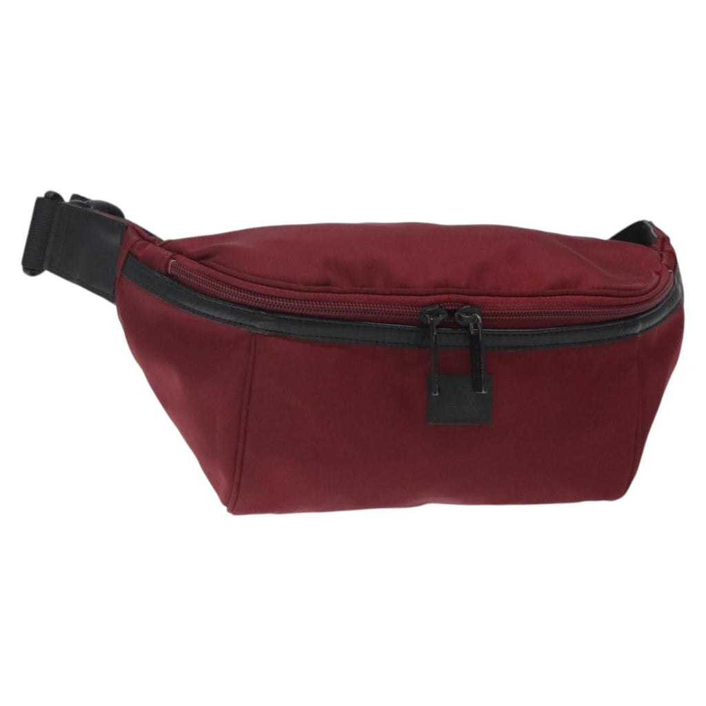 BURBERRY Black label Waist bag Nylon Red ti3060
