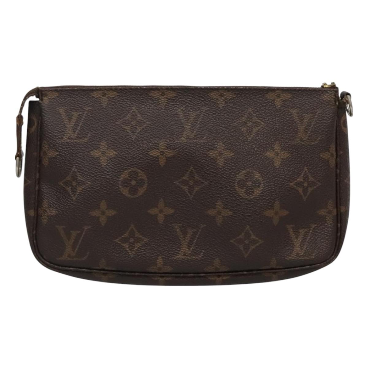 LOUIS VUITTON Monogram Pochette Accessoires Pouch M51980 LV ti3184