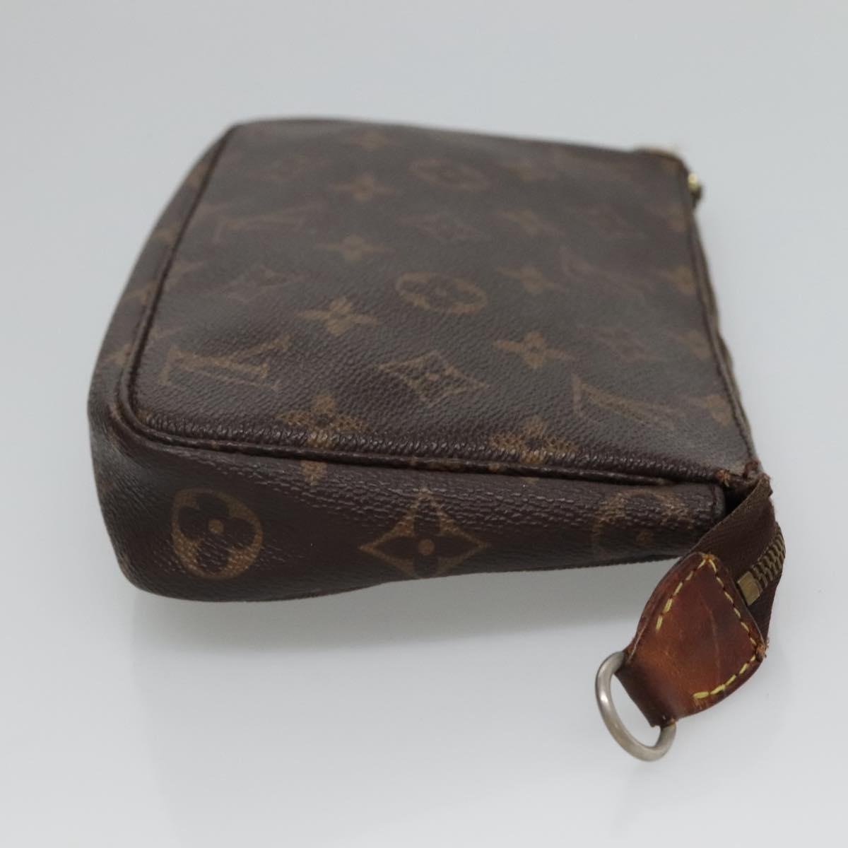 LOUIS VUITTON Monogram Pochette Accessoires Pouch M51980 LV ti3184