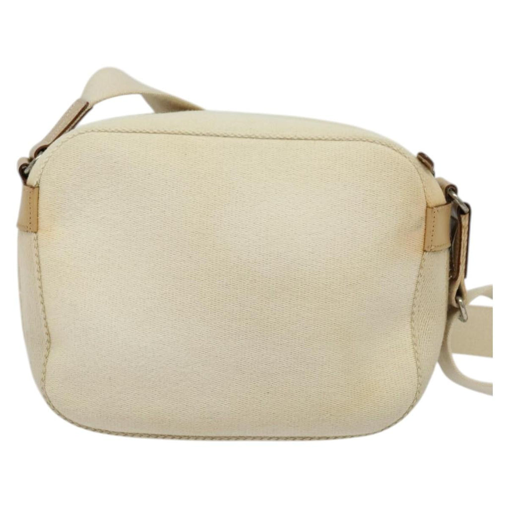 BURBERRY Blue Label Shoulder Bag Canvas Beige Gold ti3360