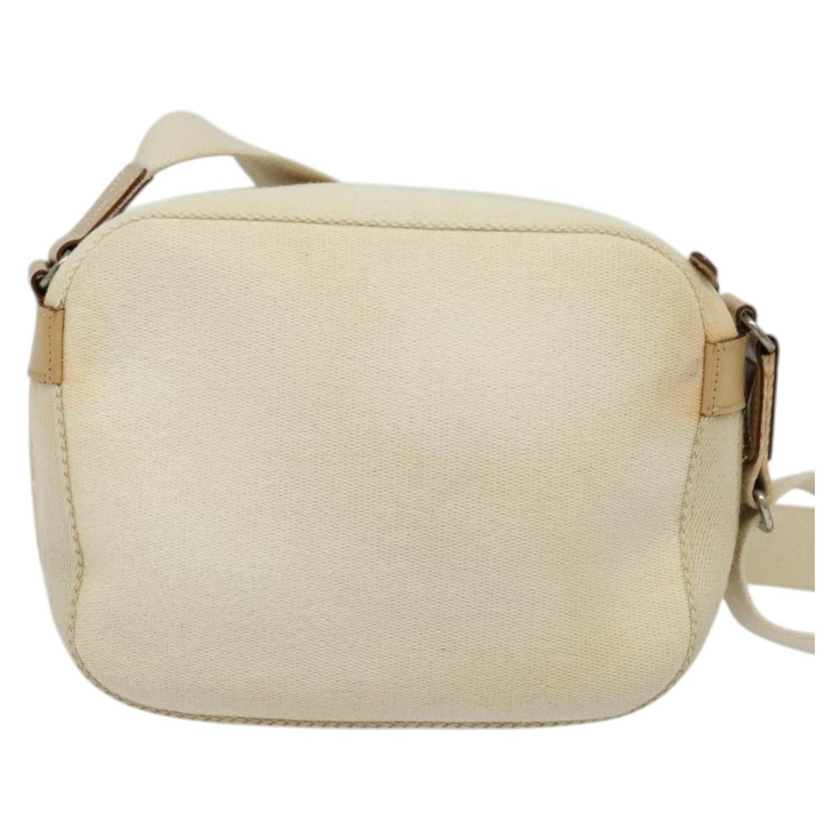 BURBERRY Blue Label Shoulder Bag Canvas Beige Gold ti3360