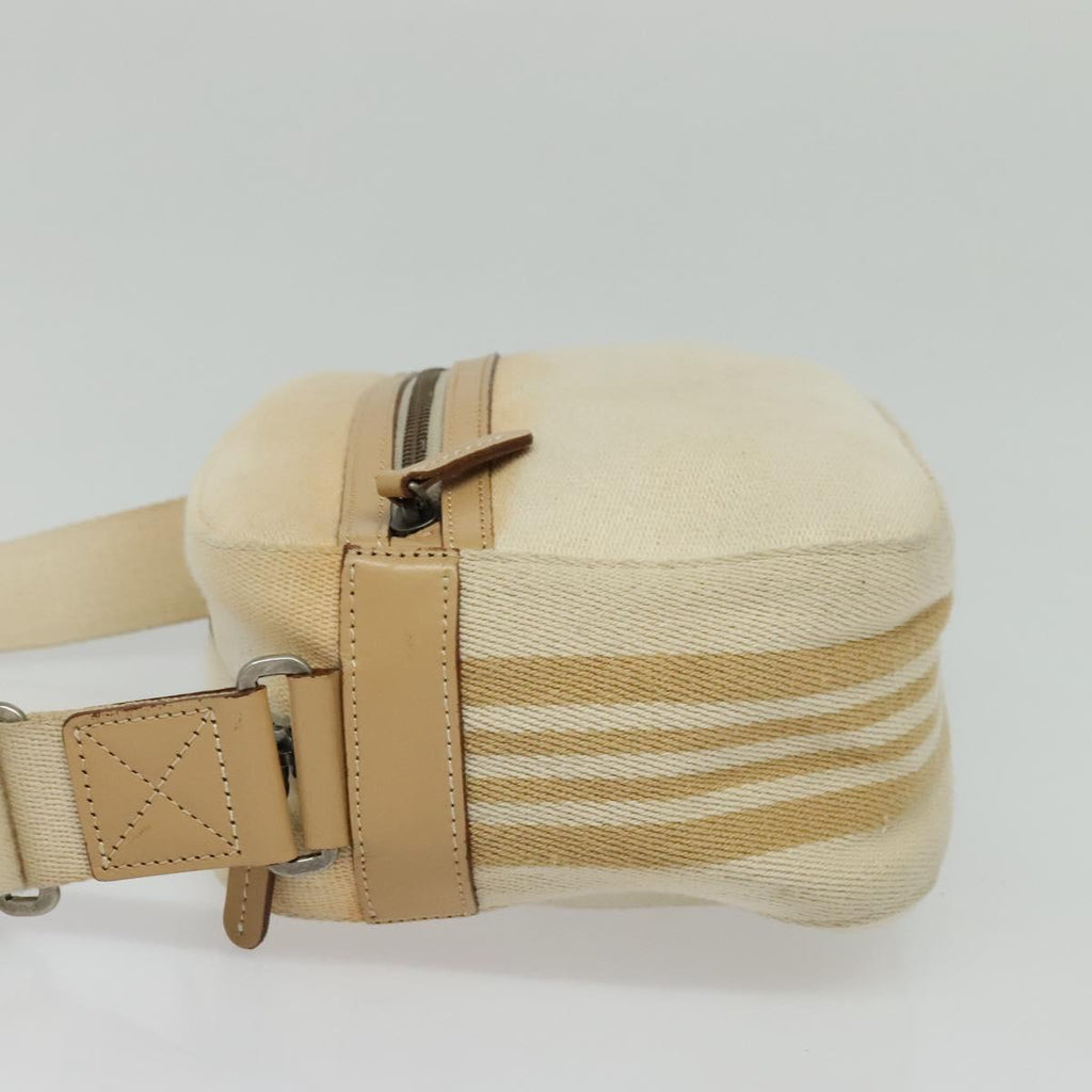 BURBERRY Blue Label Shoulder Bag Canvas Beige Gold ti3360