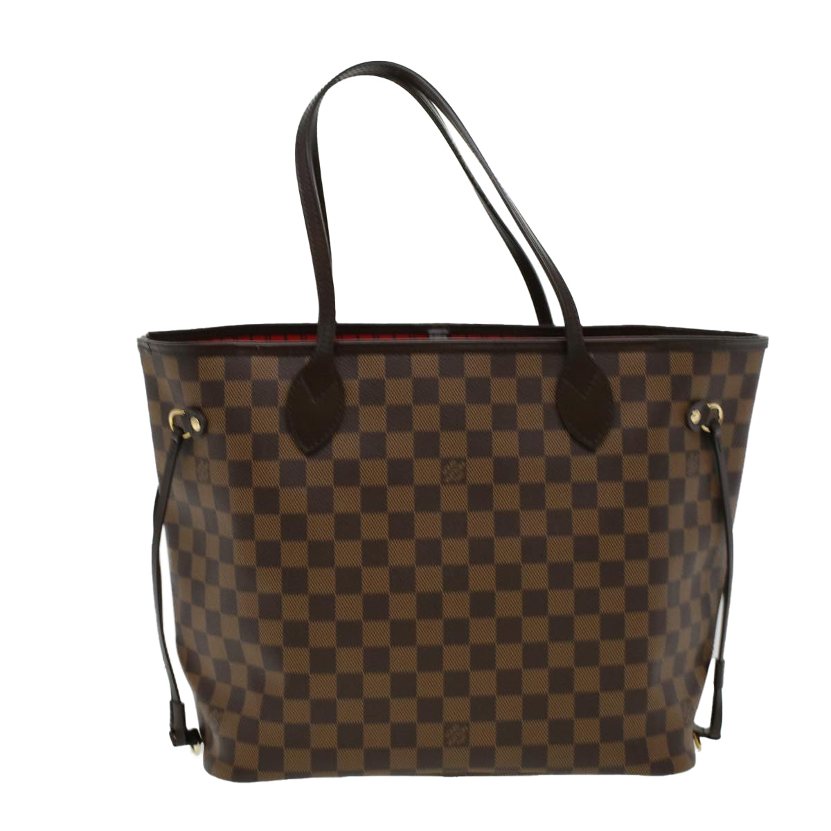 LOUIS VUITTON Damier Ebene Neverfull MM Tote Bag N51105 LV ai684SAV