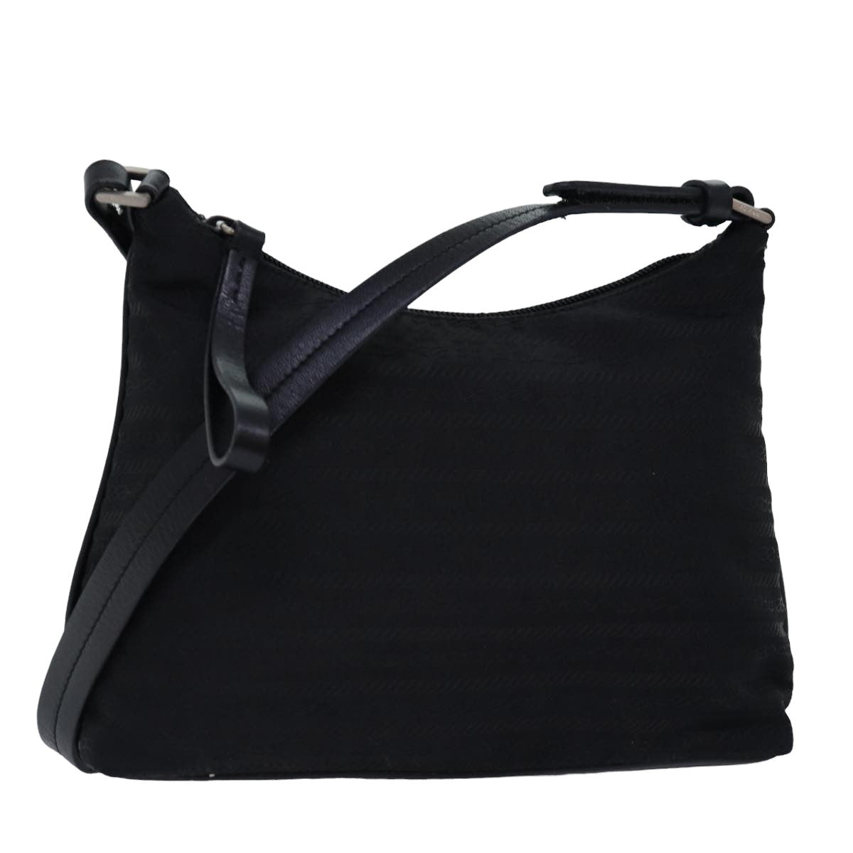 PRADA Shoulder Bag Nylon Black yb570