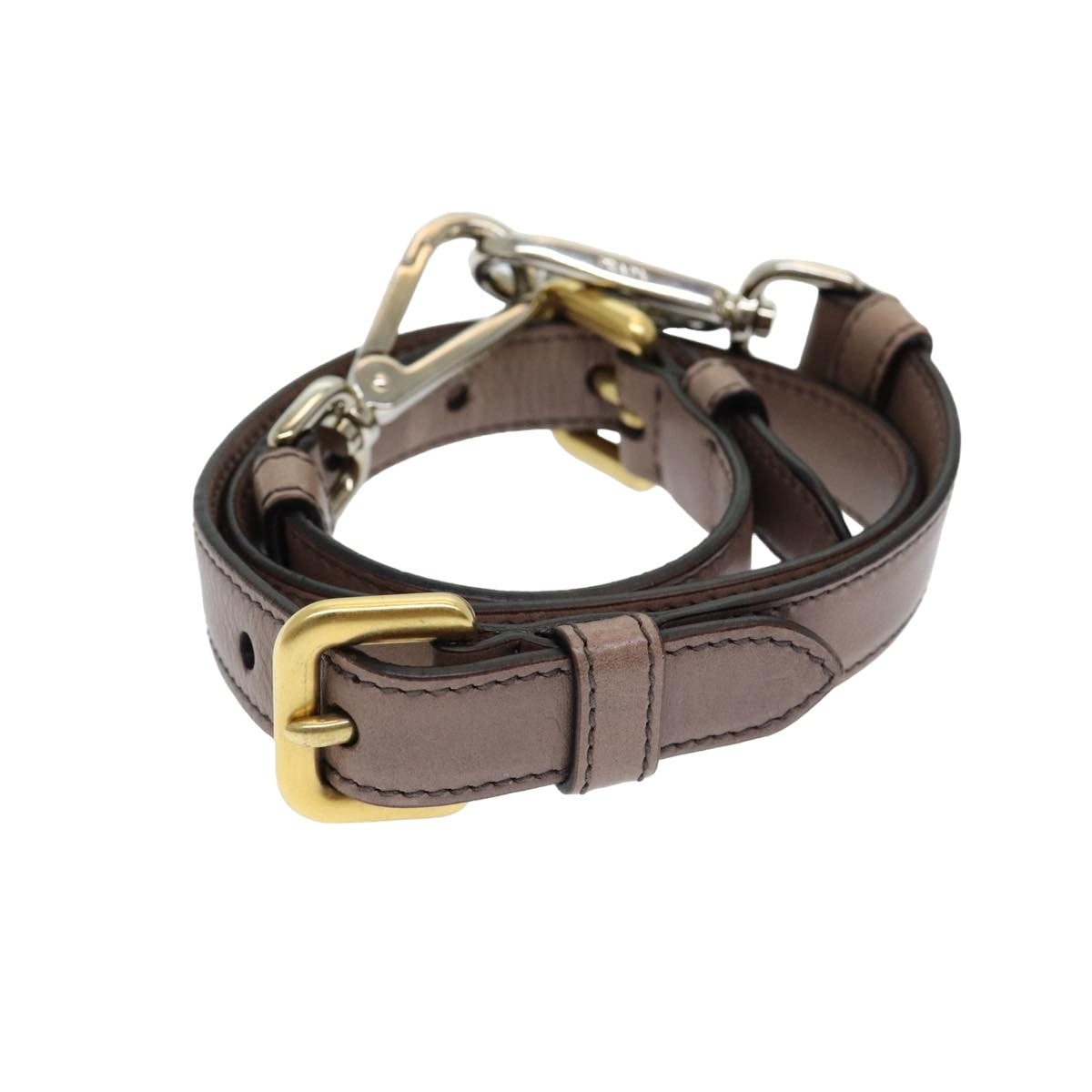 PRADA Adjustable Shoulder Strap Leather 25.2""""""""-29.1"""""""" Pink yb593