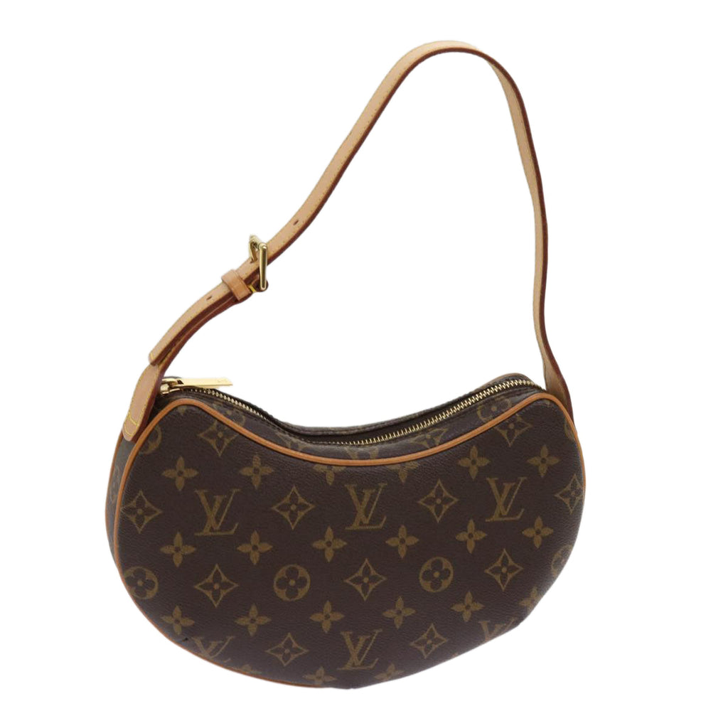 LOUIS VUITTON Monogram Pochette Croissant Shoulder Bag M51510 LV yk10193A