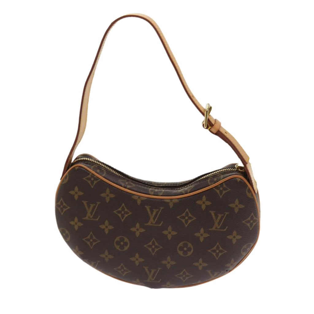 LOUIS VUITTON Monogram Pochette Croissant Shoulder Bag M51510 LV yk10193A