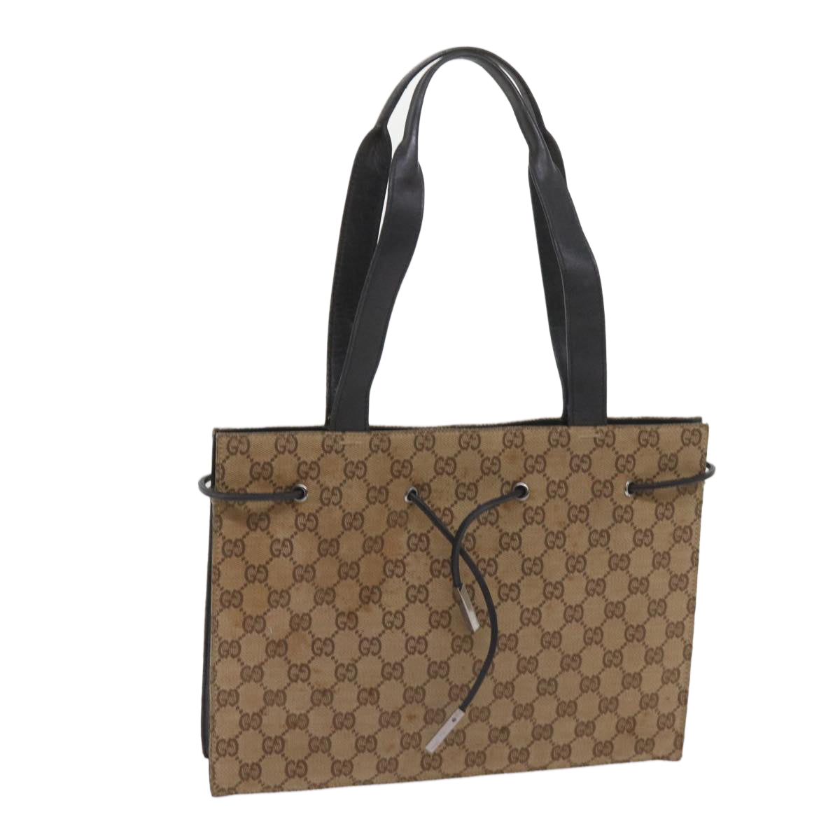 GUCCI GG Canvas Tote Bag Beige 0021053 yk10540