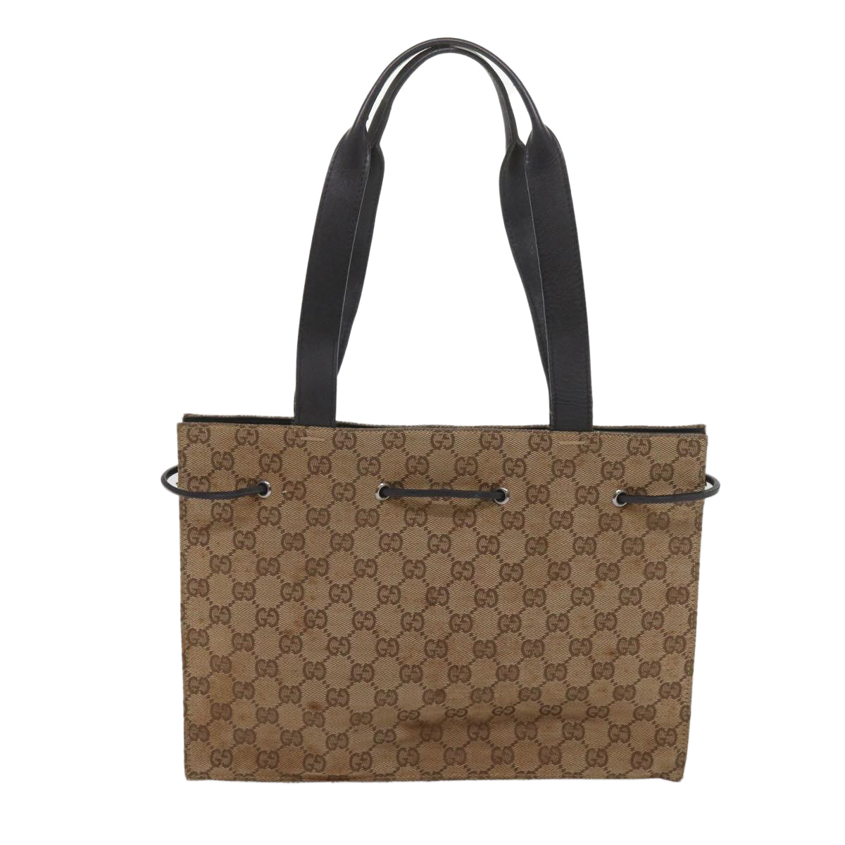 GUCCI GG Canvas Tote Bag Beige 0021053 yk10540