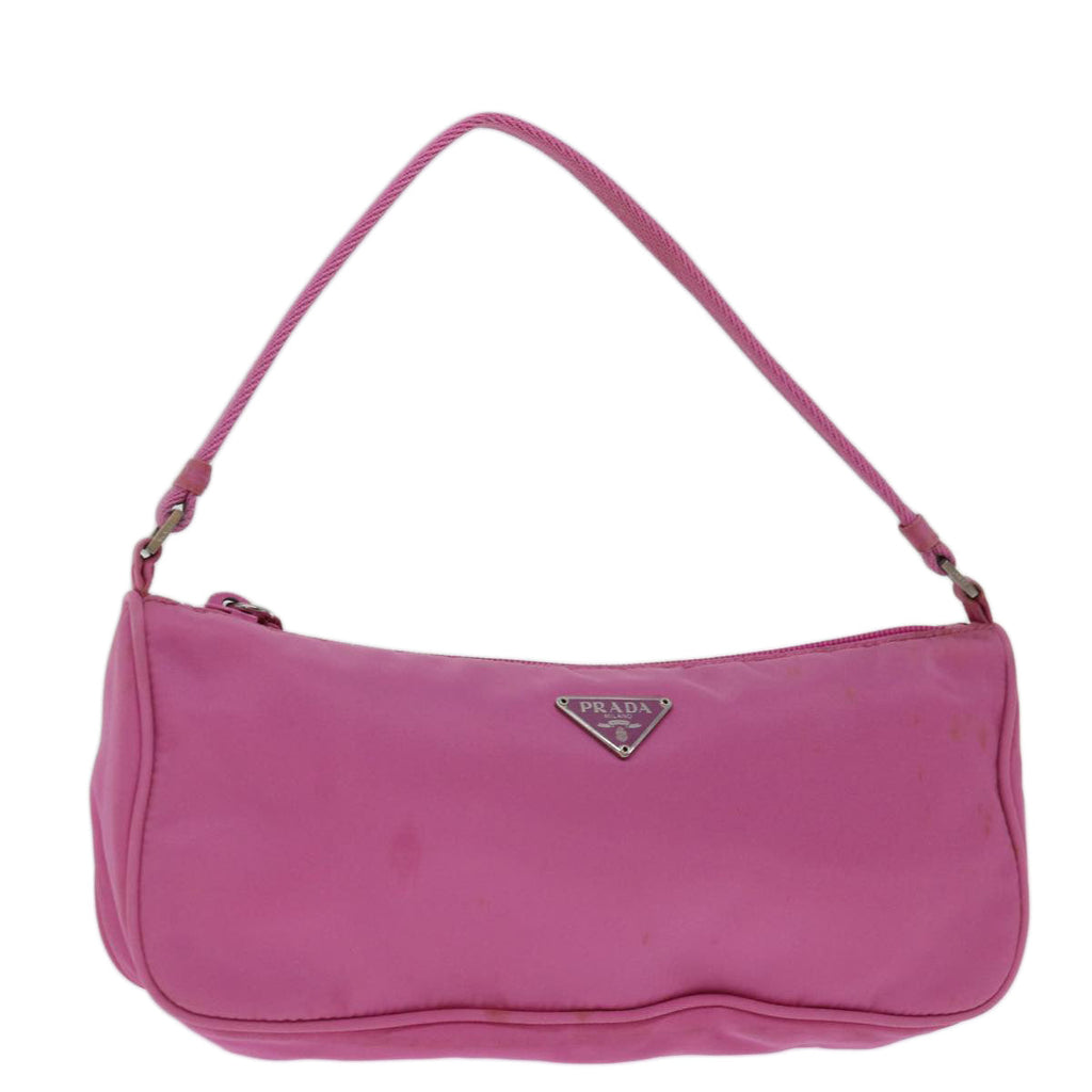 PRADA Accessory Pouch Nylon Pink yk11037