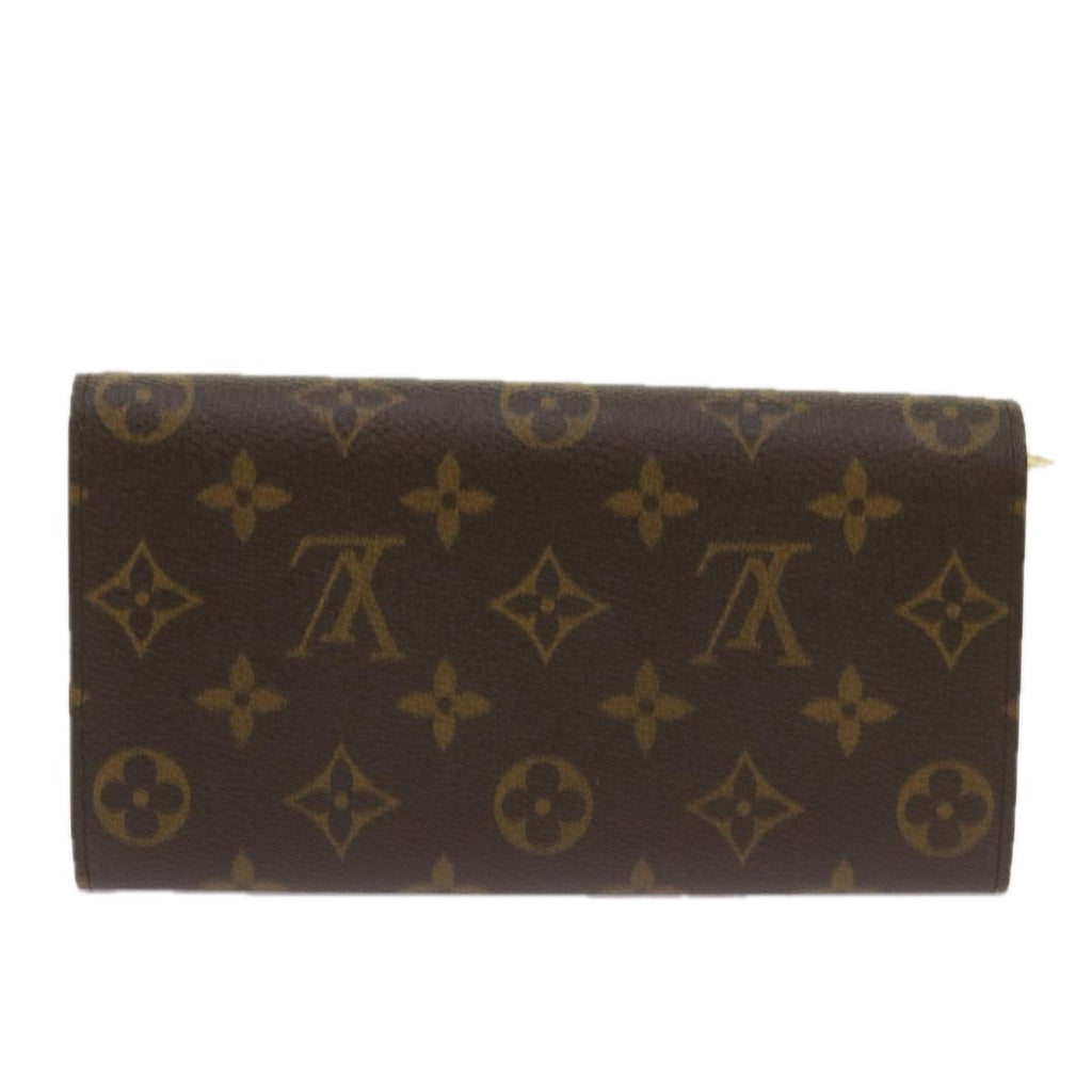 LOUIS VUITTON Monogram Pochette Porte Monnaie Credit Wallet M61725 yk11162