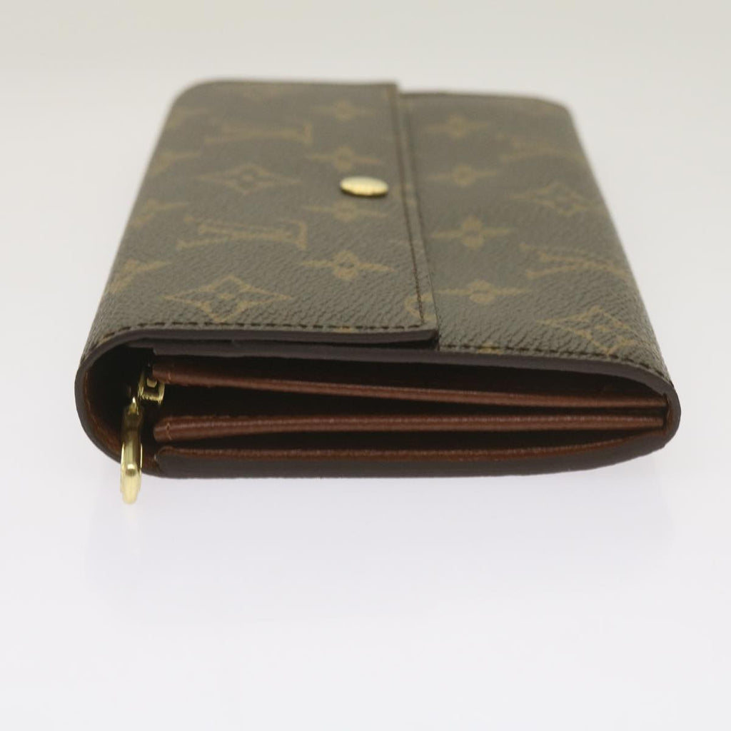 LOUIS VUITTON Monogram Pochette Porte Monnaie Credit Wallet M61725 yk11162