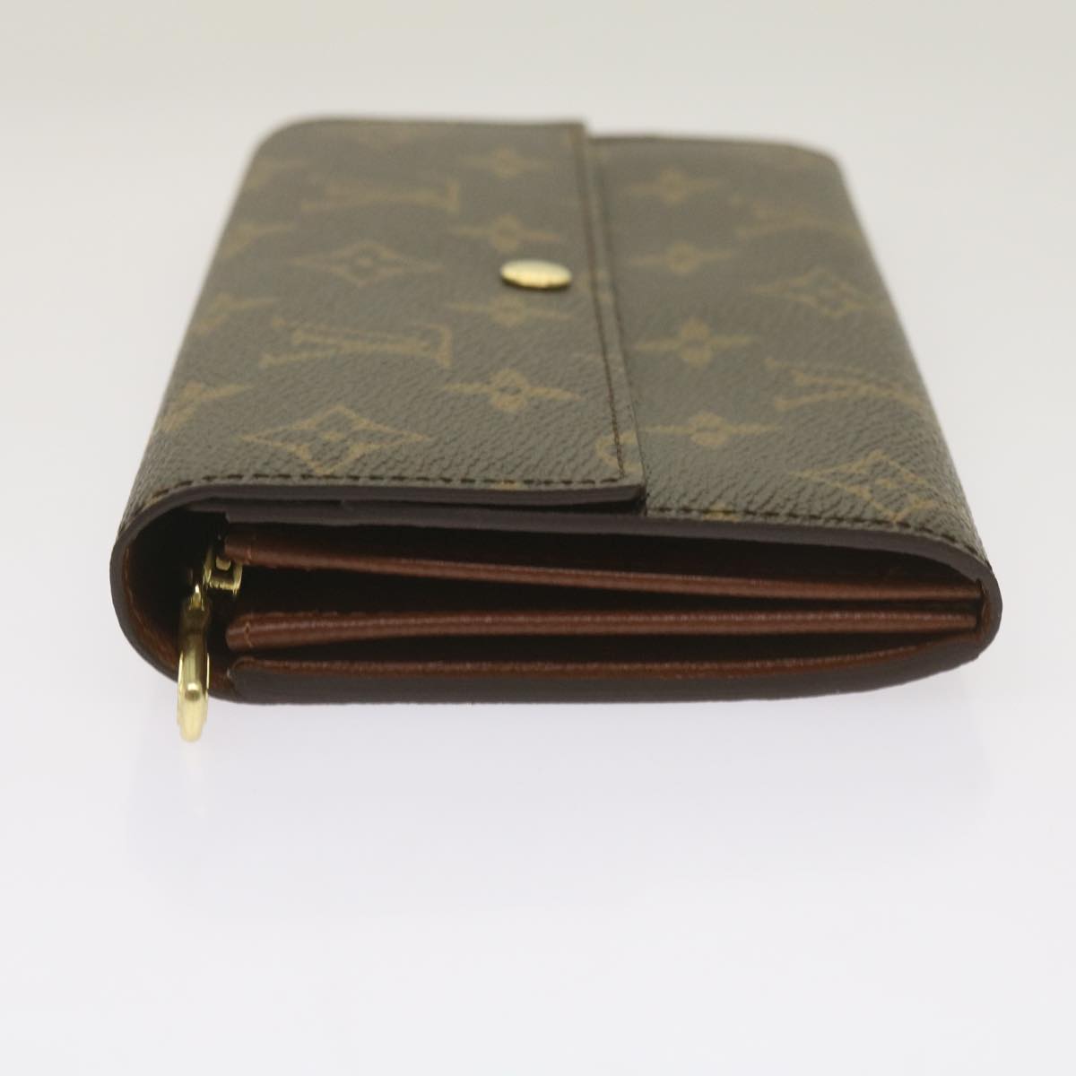 LOUIS VUITTON Monogram Pochette Porte Monnaie Credit Wallet M61725 yk11162