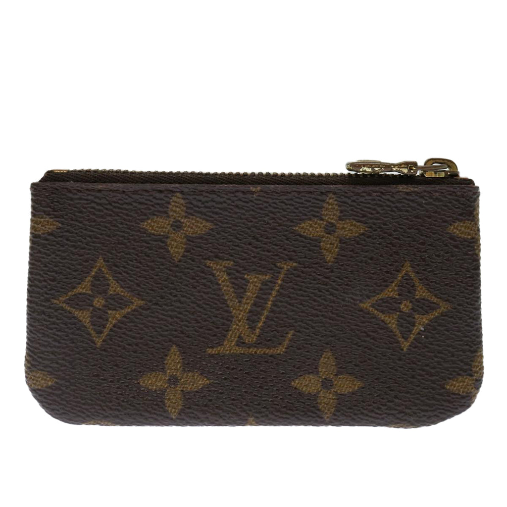 LOUIS VUITTON Monogram Pochette Cles Coin Purse M62650 LV yk11557