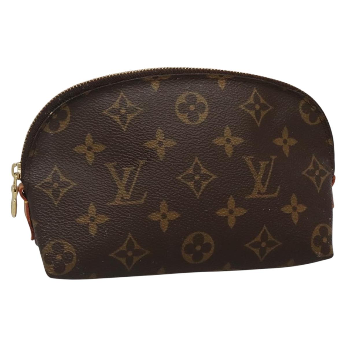 LOUIS VUITTON Monogram Pochette Cosmetic PM Cosmetic Pouch M47515 yk11893