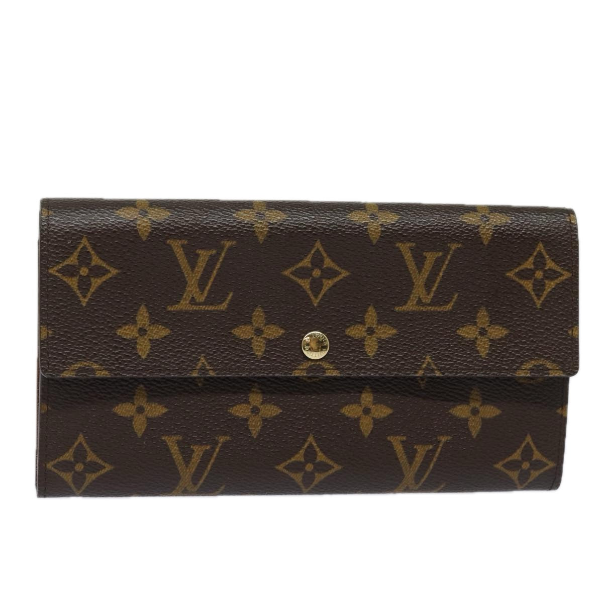 LOUIS VUITTON Monogram Pochette Porte Monnaie Credit Wallet M61725 yk13115V