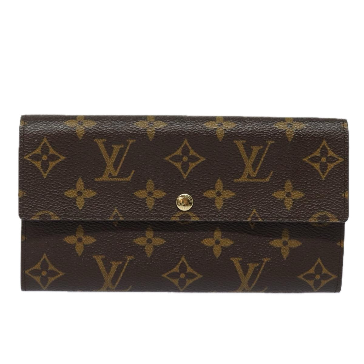 LOUIS VUITTON Monogram Pochette Porte Monnaie Credit Wallet M61725 yk13115V