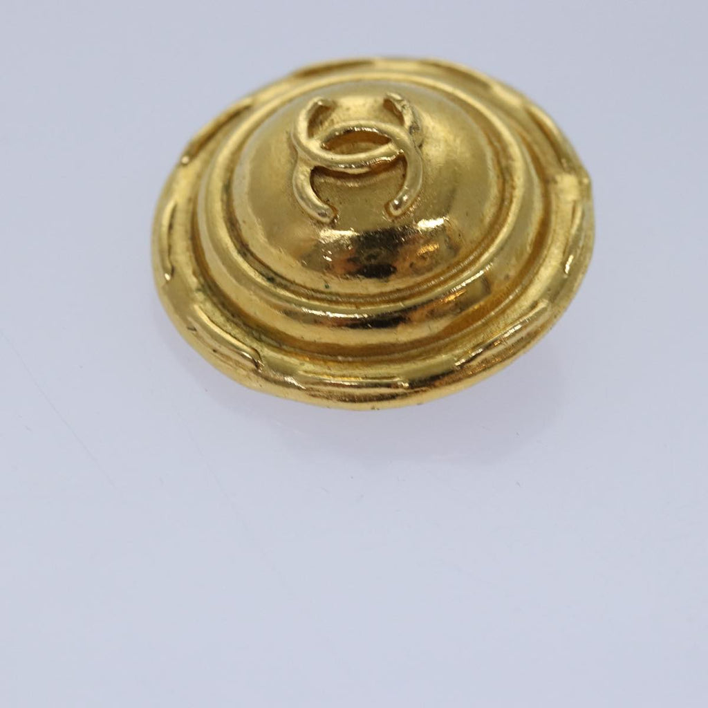 CHANEL COCO Mark Earring metal Gold CC yk14445