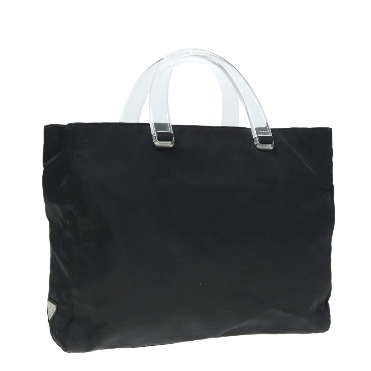 PRADA Hand Bag Nylon Black yk15127