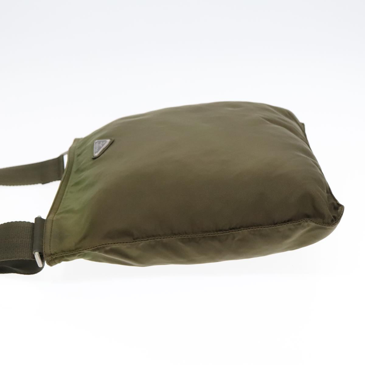 PRADA Shoulder Bag Nylon Khaki yk15402