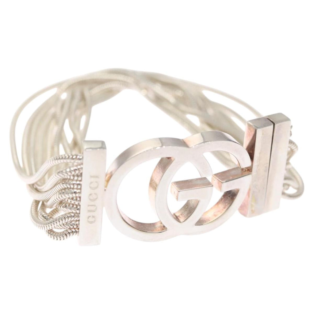 GUCCI Interlocking Bracelet Ag925 Silver yk16929