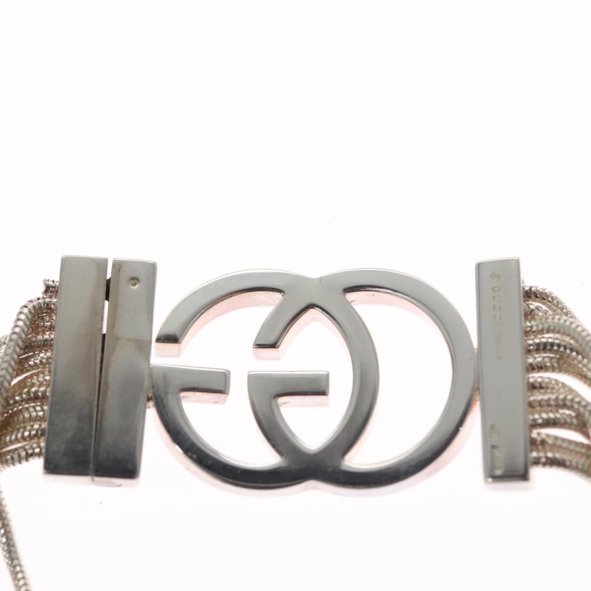GUCCI Interlocking Bracelet Ag925 Silver yk16929