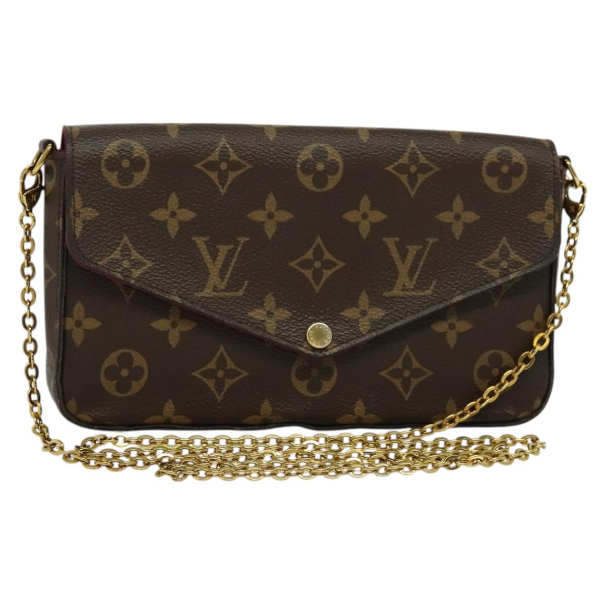 LOUIS VUITTON Monogram Wallet Pochette Felice Shoulder Bag M61276 yk18018