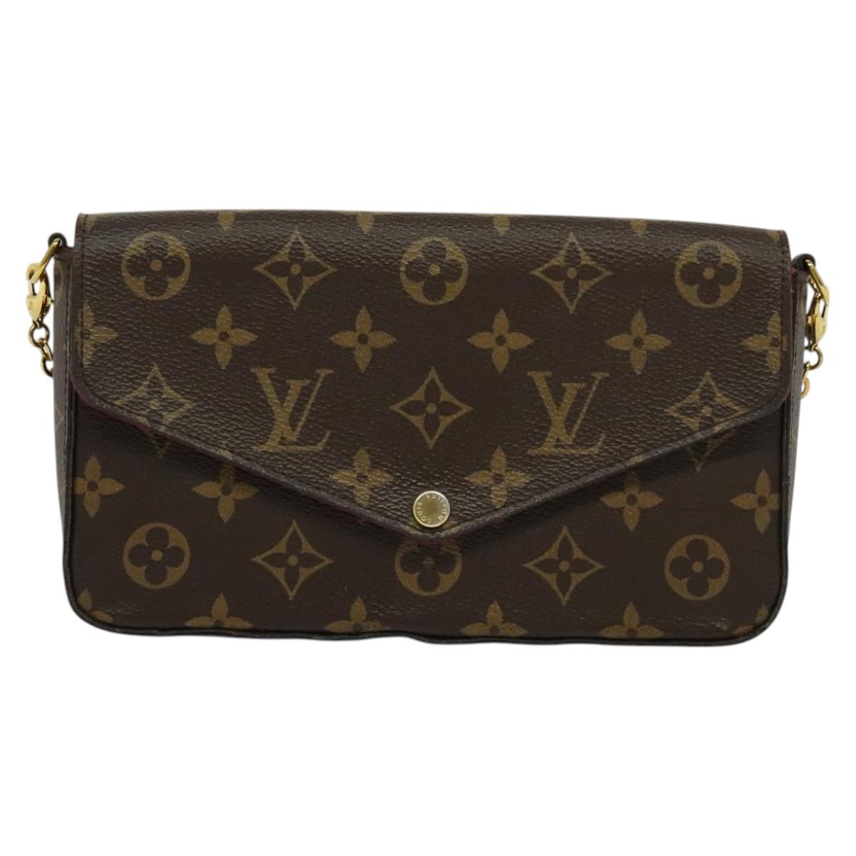LOUIS VUITTON Monogram Wallet Pochette Felice Shoulder Bag M61276 yk18018