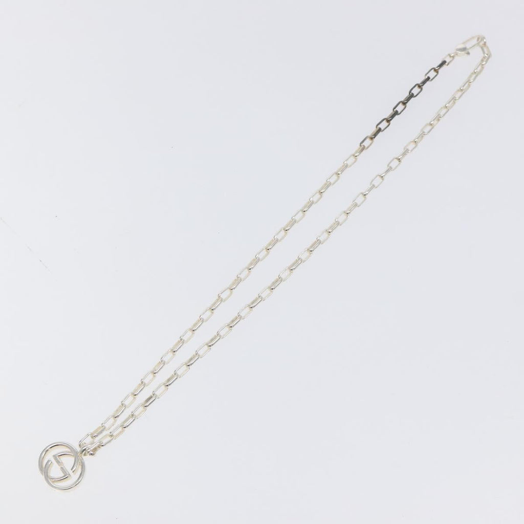 GUCCI Interlocking Necklace Ag925 Silver yk18400