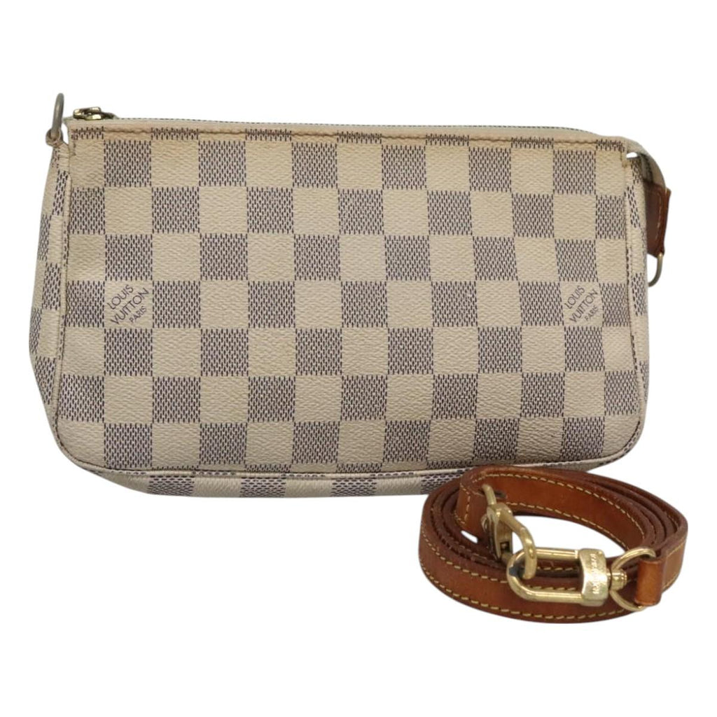 LOUIS VUITTON Damier Azur Pochette Accessoires Pouch N51986 LV yk18508