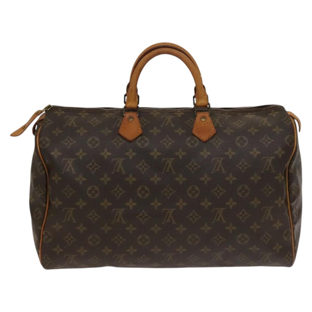 LOUIS VUITTON Monogram Speedy 40 Hand Bag M41522 LV yk18826
