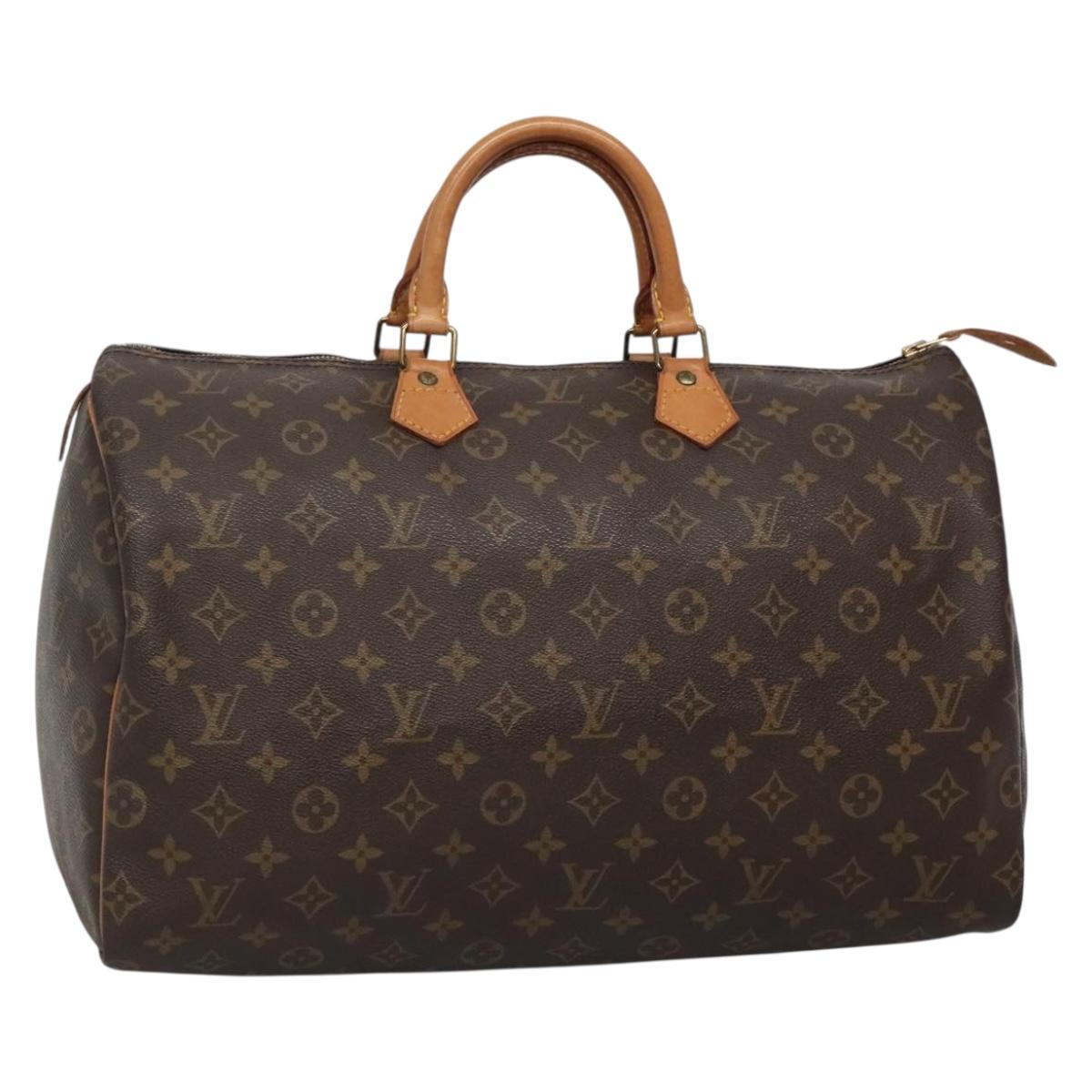LOUIS VUITTON Monogram Speedy 40 Hand Bag M41522 LV yk18973