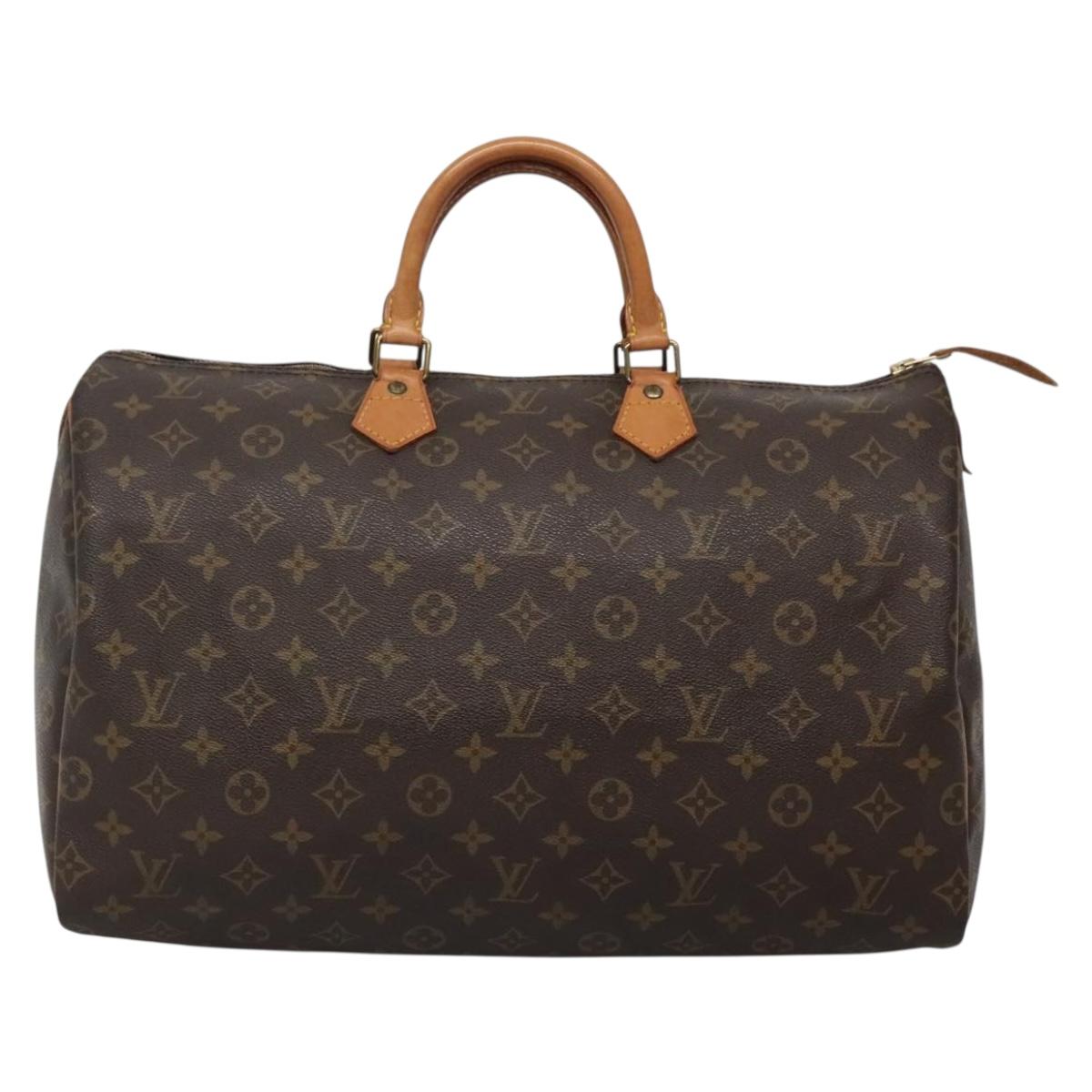 LOUIS VUITTON Monogram Speedy 40 Hand Bag M41522 LV yk18973