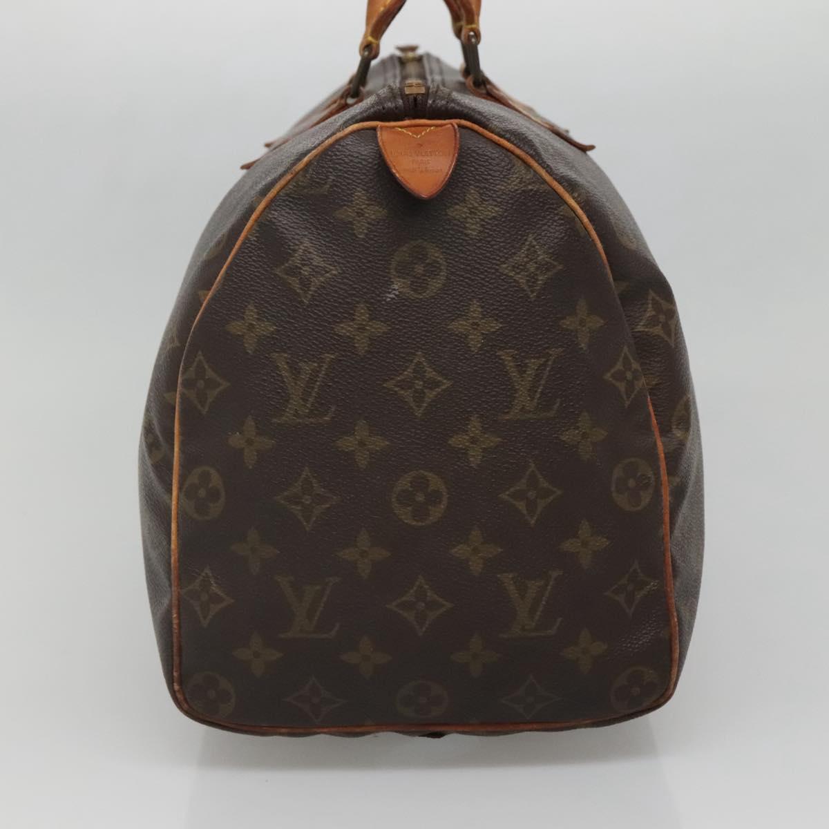 LOUIS VUITTON Monogram Speedy 35 Hand Bag M41524 LV yk19222