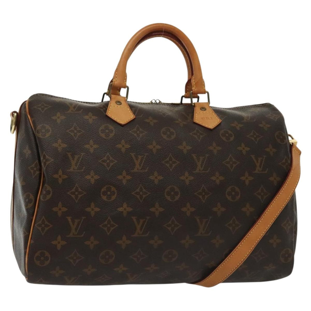 LOUIS VUITTON Monogram Speedy Bandouliere 35 Hand Bag M40392 LV yk19226
