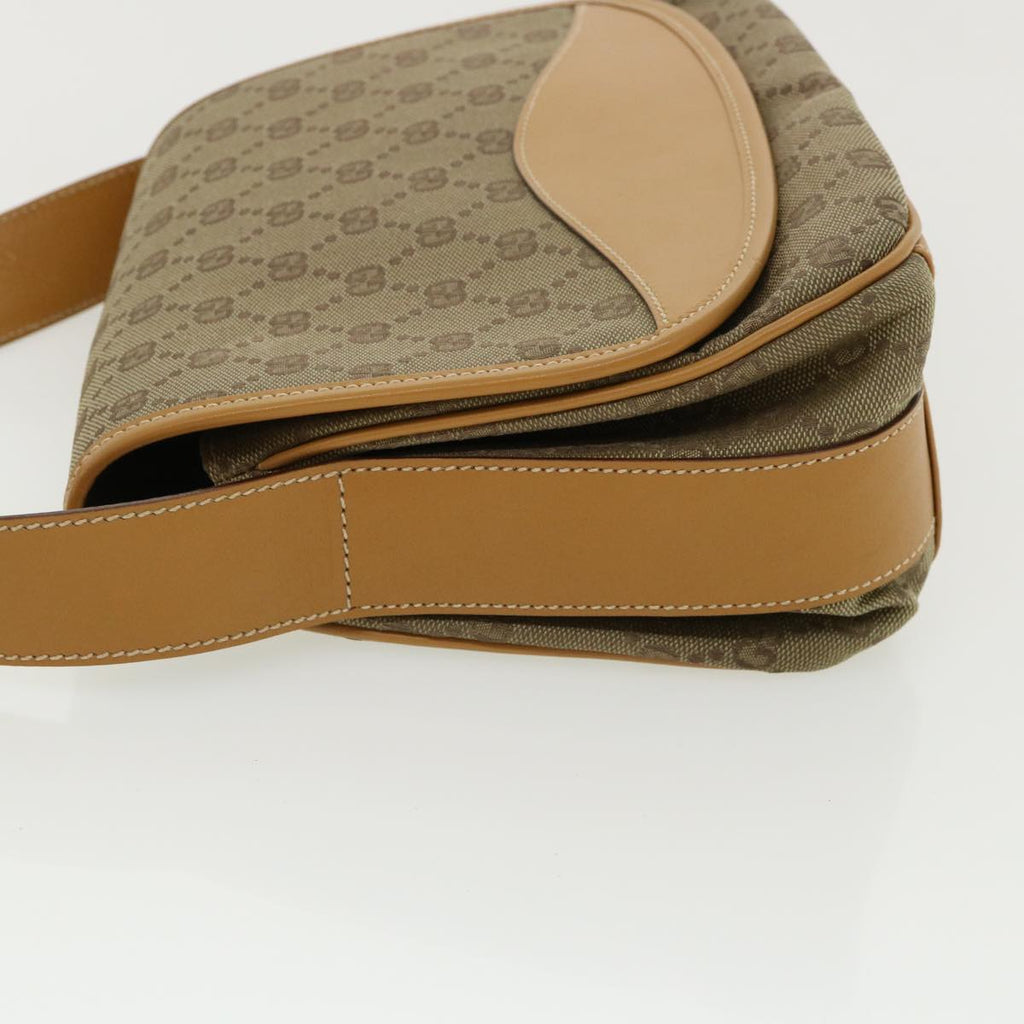 GUCCI GG Canvas Shoulder Bag Beige yk5899